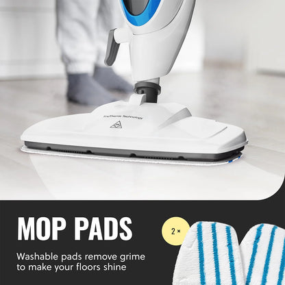 PurSteam 12-in-1 Steam Mop, Floor Steamer with Detachable Handheld Steam Cleaner for Tile, Hardwood Floors