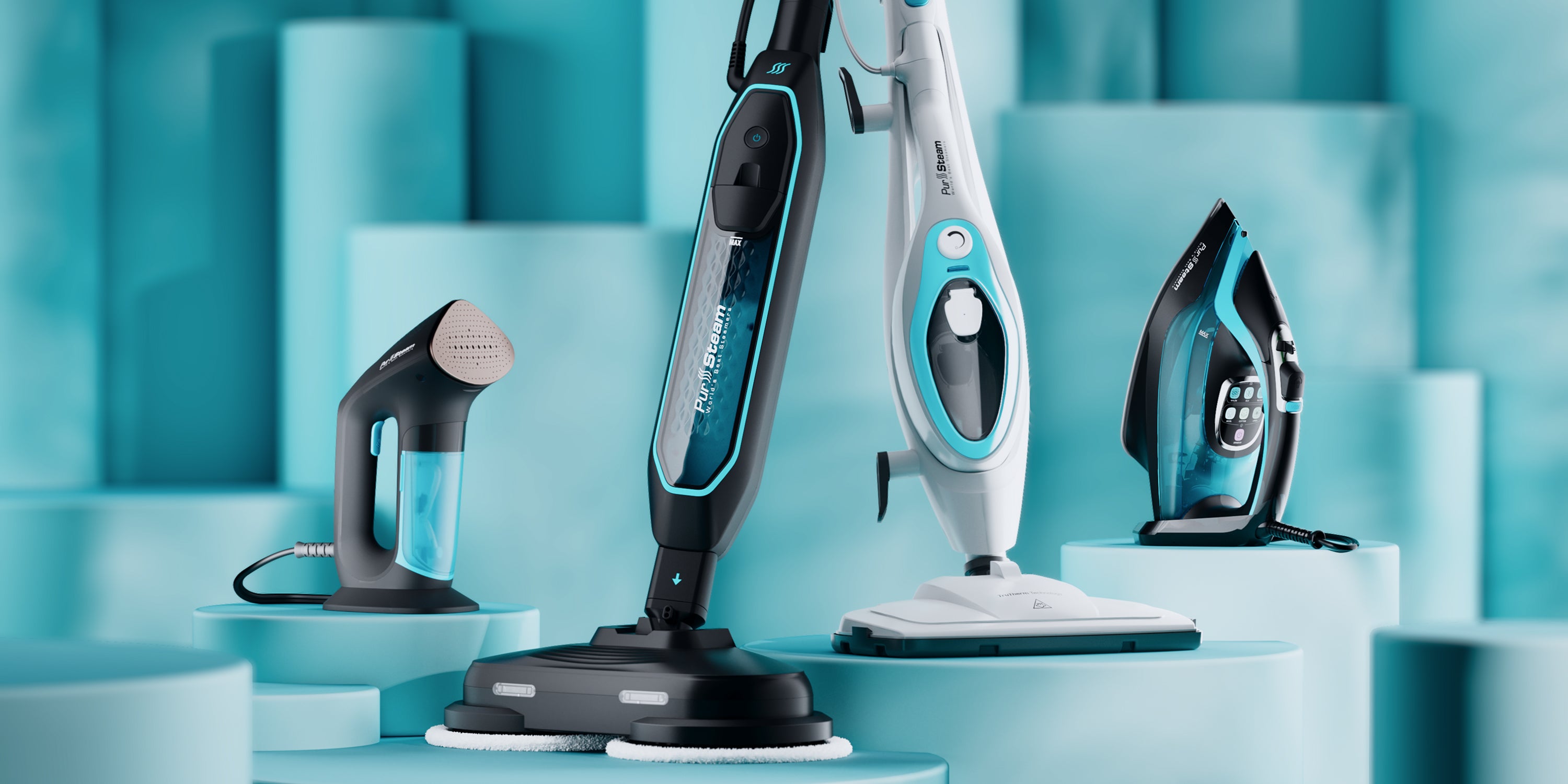 PurSteam パースチーム プログレード 1700W スチーマー アイロン SteamBurst+ 1750W Steam Iron – PurSteam