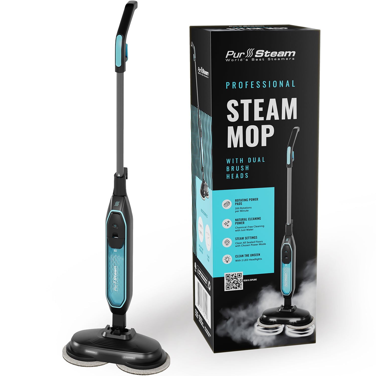 ScrubMaster Steam Mop