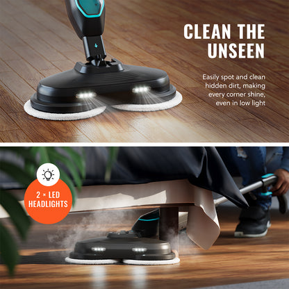 ScrubMaster Steam Mop with Dual Scrubbing Head