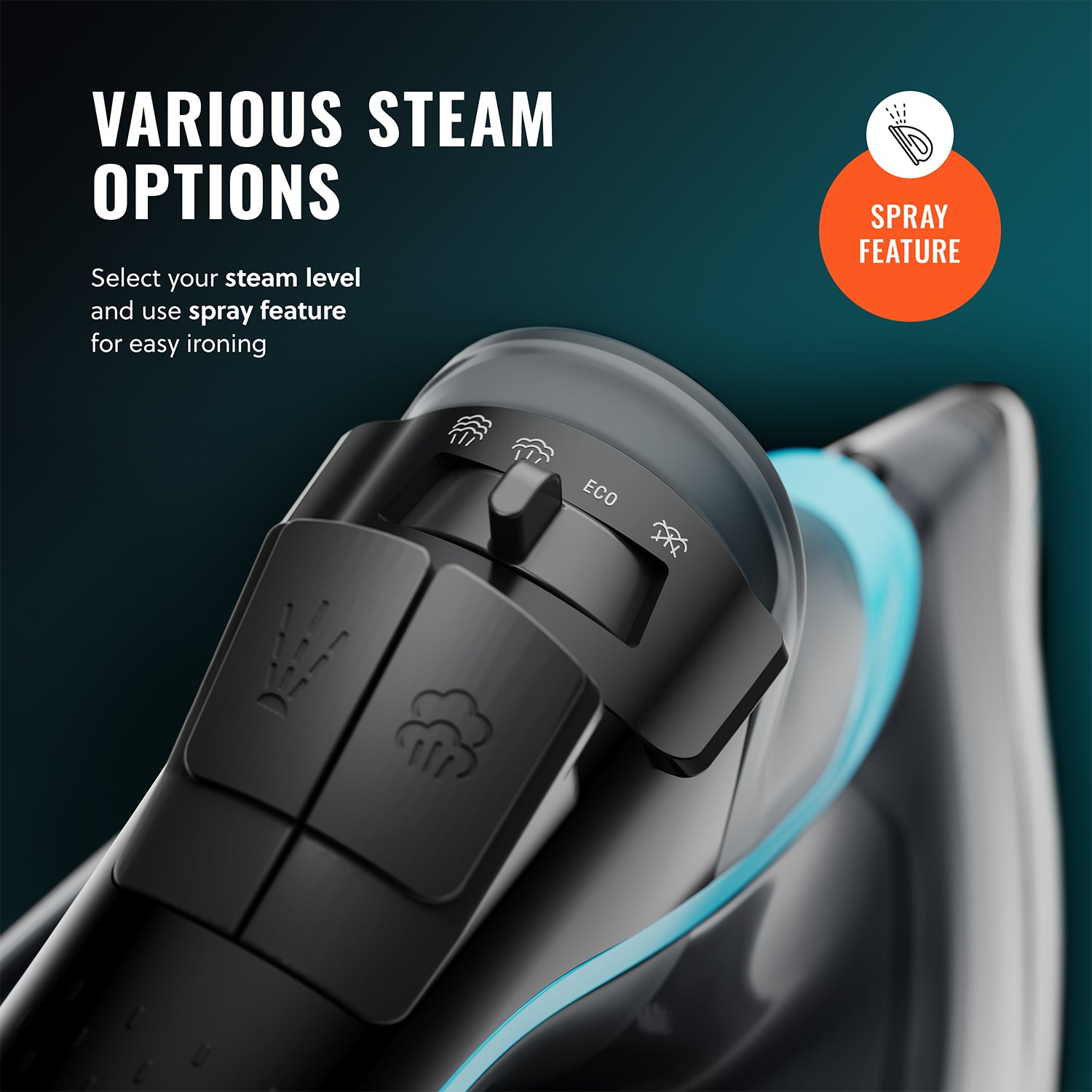 SteamBurst+ 1750W Steam Iron