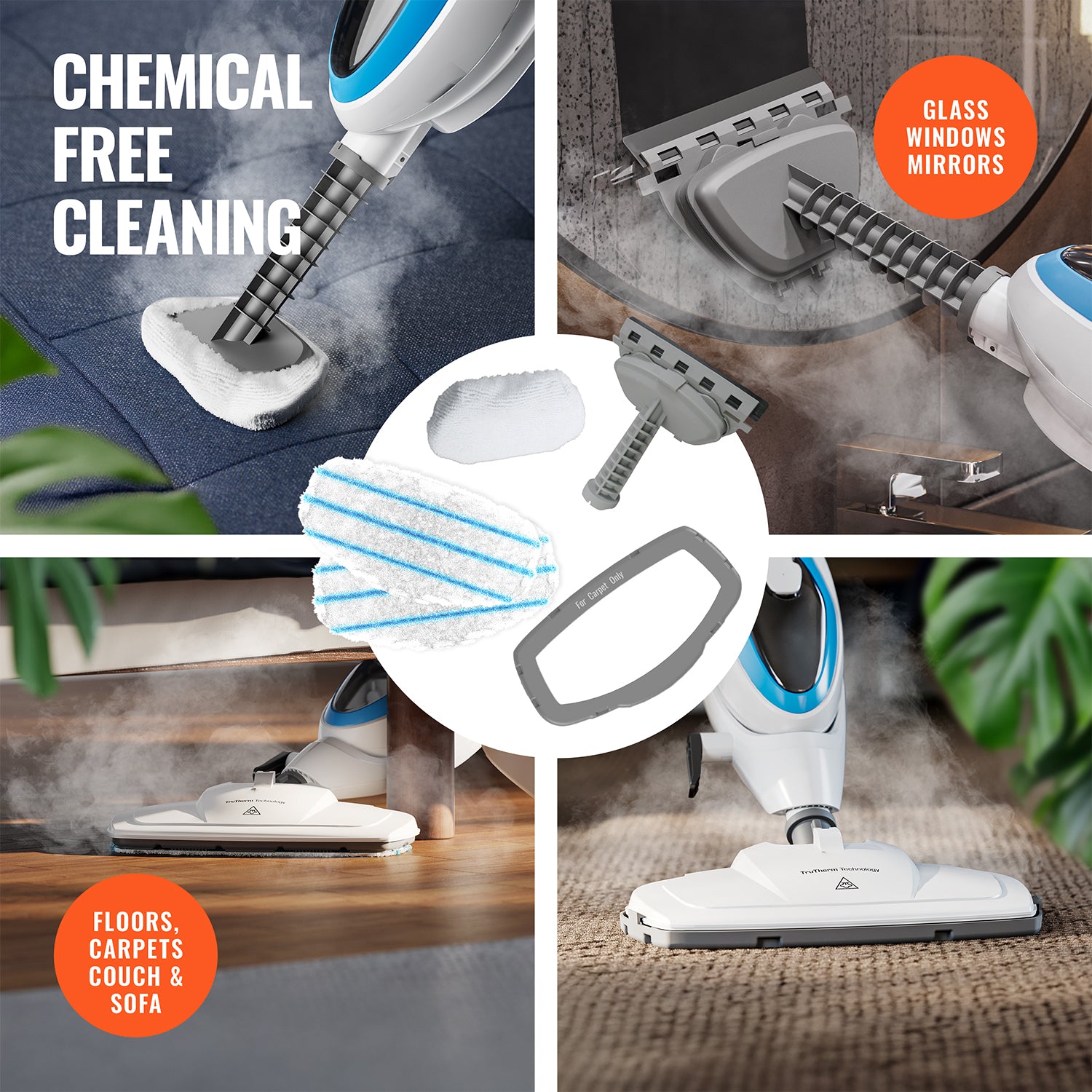 PurSteam 10-in-1 Steam Mop